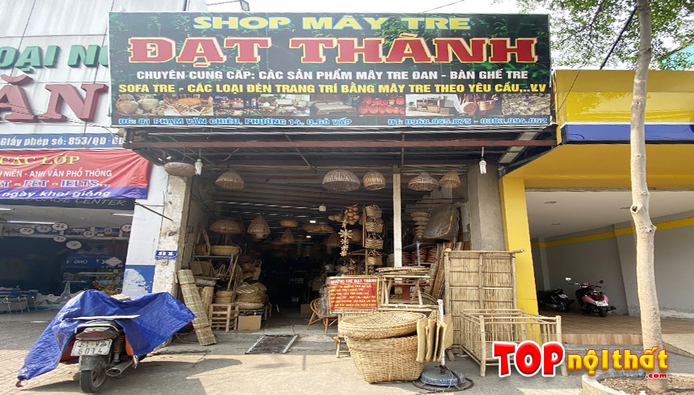 Cửa hàng Mây Tre Thành Đạt tại 81 Phạm Văn Chiêu, Tp.HCM