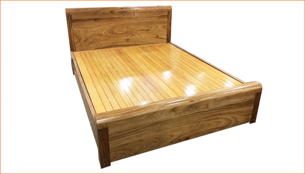 Hình ảnh giường ngủ gỗ hương xám đẹp