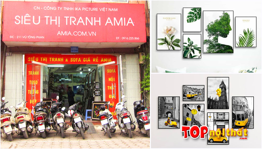 Hình ảnh xưởng sản xuất tranh Canvas decor AmiA tại Hà Nội