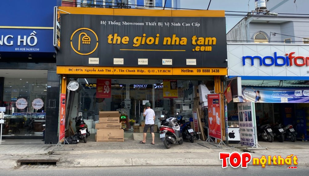 Cửa hàng thiết bị vệ sinh tại 897A Nguyễn Ảnh thủ, Tp. HCM.