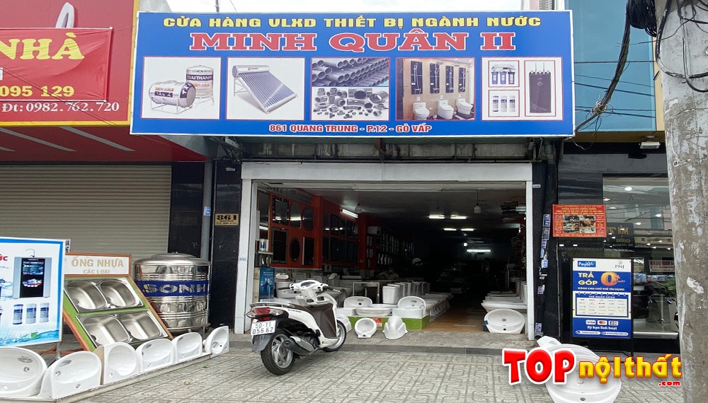 Cửa hàng thiết bị vệ sinh Mình Quân II tại 861 Quang Trung, Tp.HCM