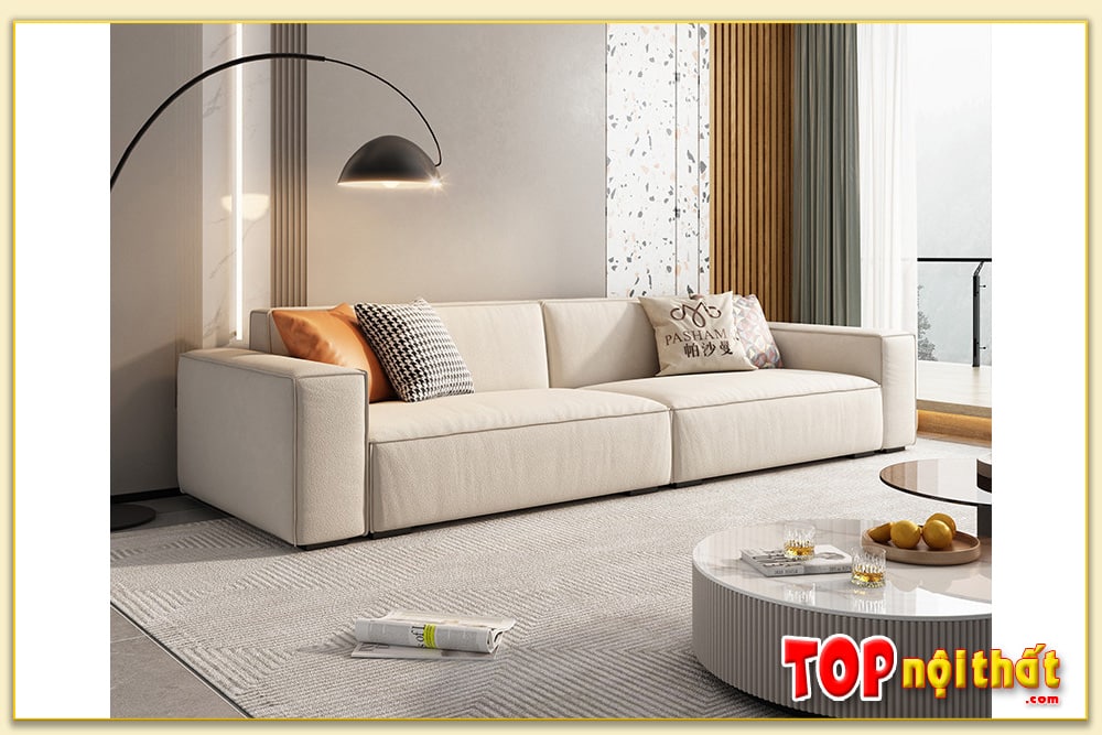 Hình ảnh Sofa văng đẹp 2 chỗ thiết kế hiện đại đơn giản