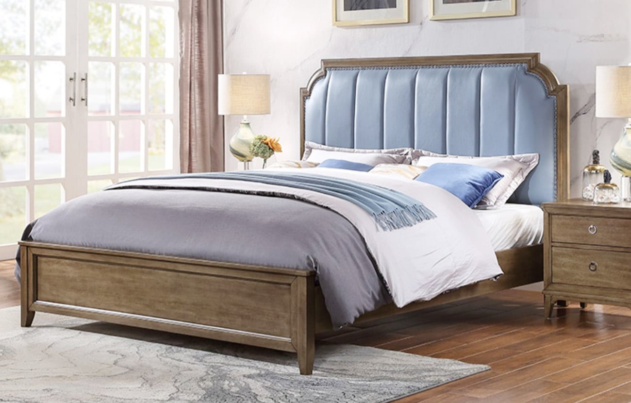 Ốp bọc nệm đầu giường cho giường gỗ